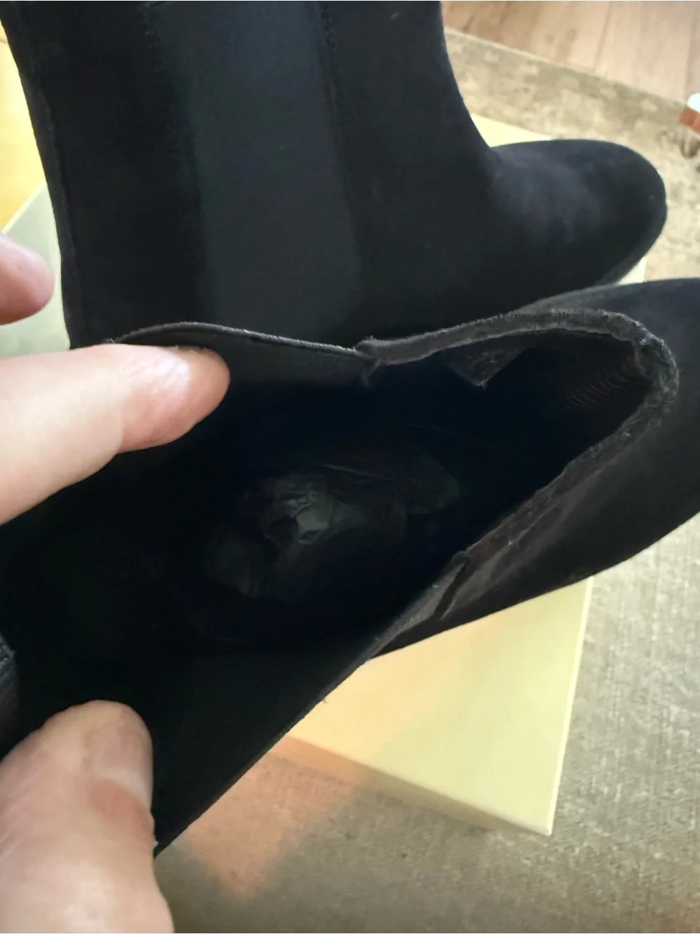 New Men’s Black Suede Axel Arigato Chelsea Boots - 10